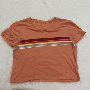 Pacsun Salmon pink crop top💕